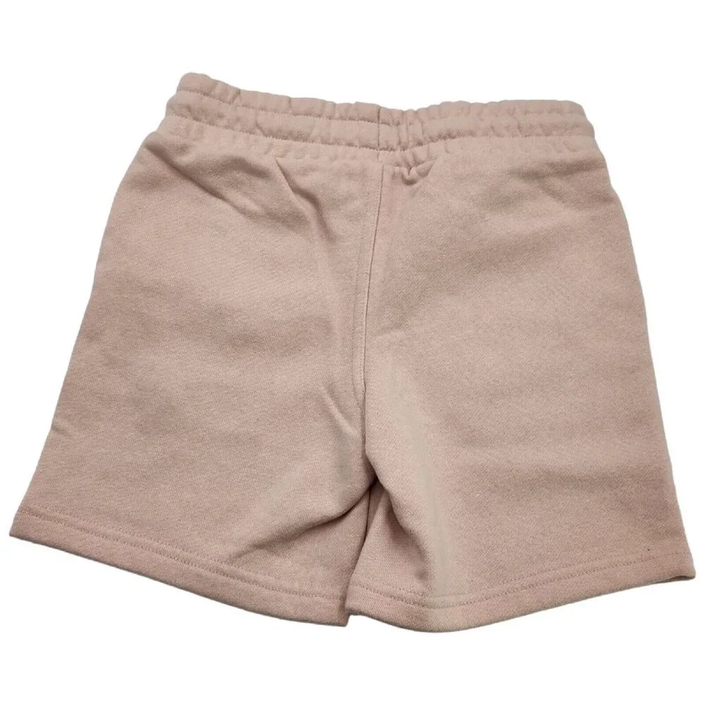 Cat & Jack Shorts Girls Small 6/7 Blush Knit Pull On Flexible Drawstring Stretch
